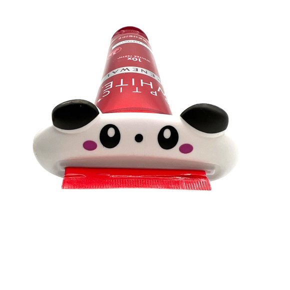 Toothpaste Make Up Tube Squeezer Dispenser Tube 3 Pack Green Frog White Panda Br - Picture 6 of 6
